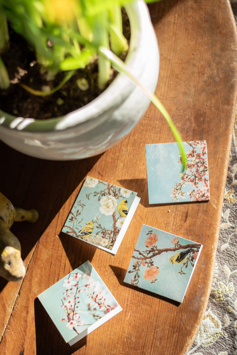 Gift Enclosure - Lost & Found - Yellow Bird - Cedar Mountain Studios