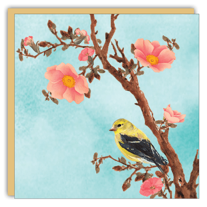 Gift Enclosure - Lost & Found - Yellow Bird - Cedar Mountain Studios