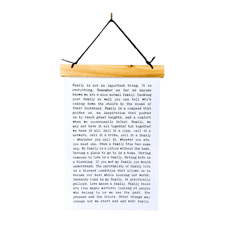 Hang Tight - Typewriter Line - Family - Cedar Mountain Studios