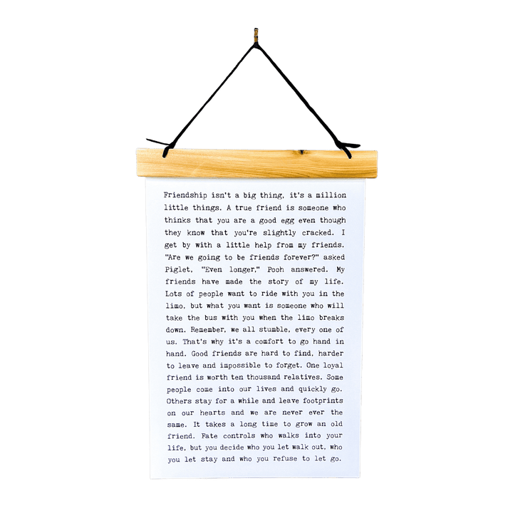 Hang Tight - Typewriter Line - Friendship - Cedar Mountain Studios
