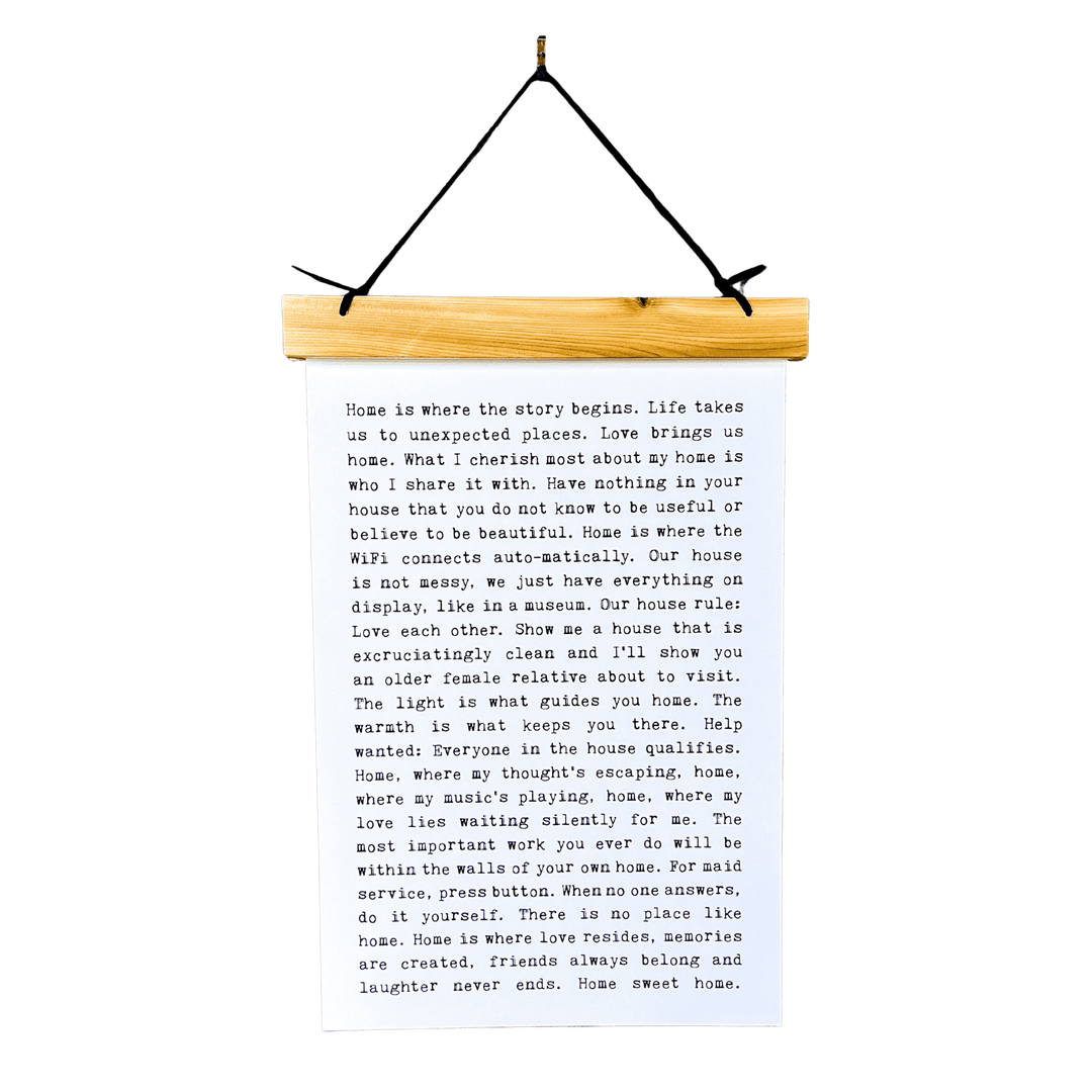 Hang Tight - Typewriter Line - Home - Cedar Mountain Studios