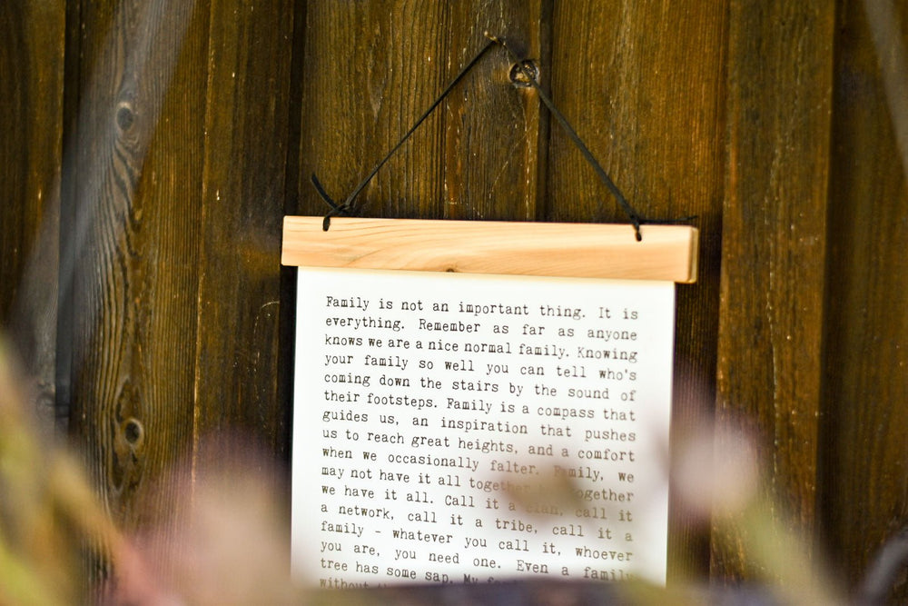 Hang Tight - Wooden Hanger - Cedar Mountain Studios
