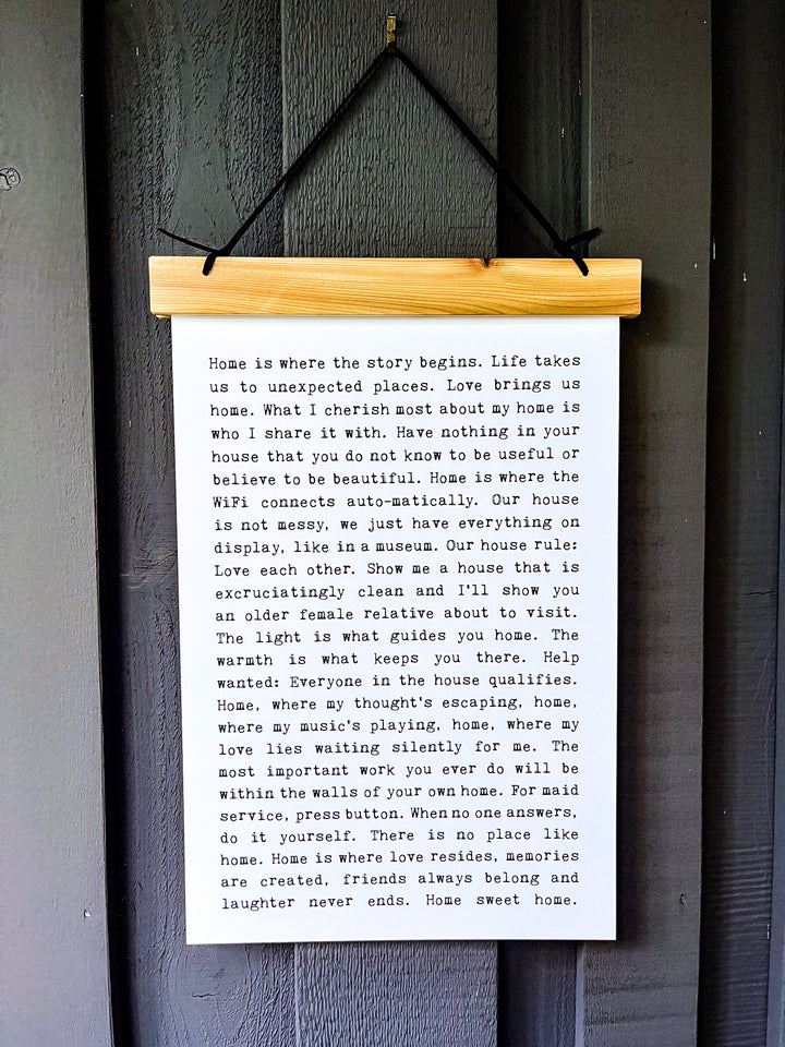 Hang Tight - Typewriter Line - Home