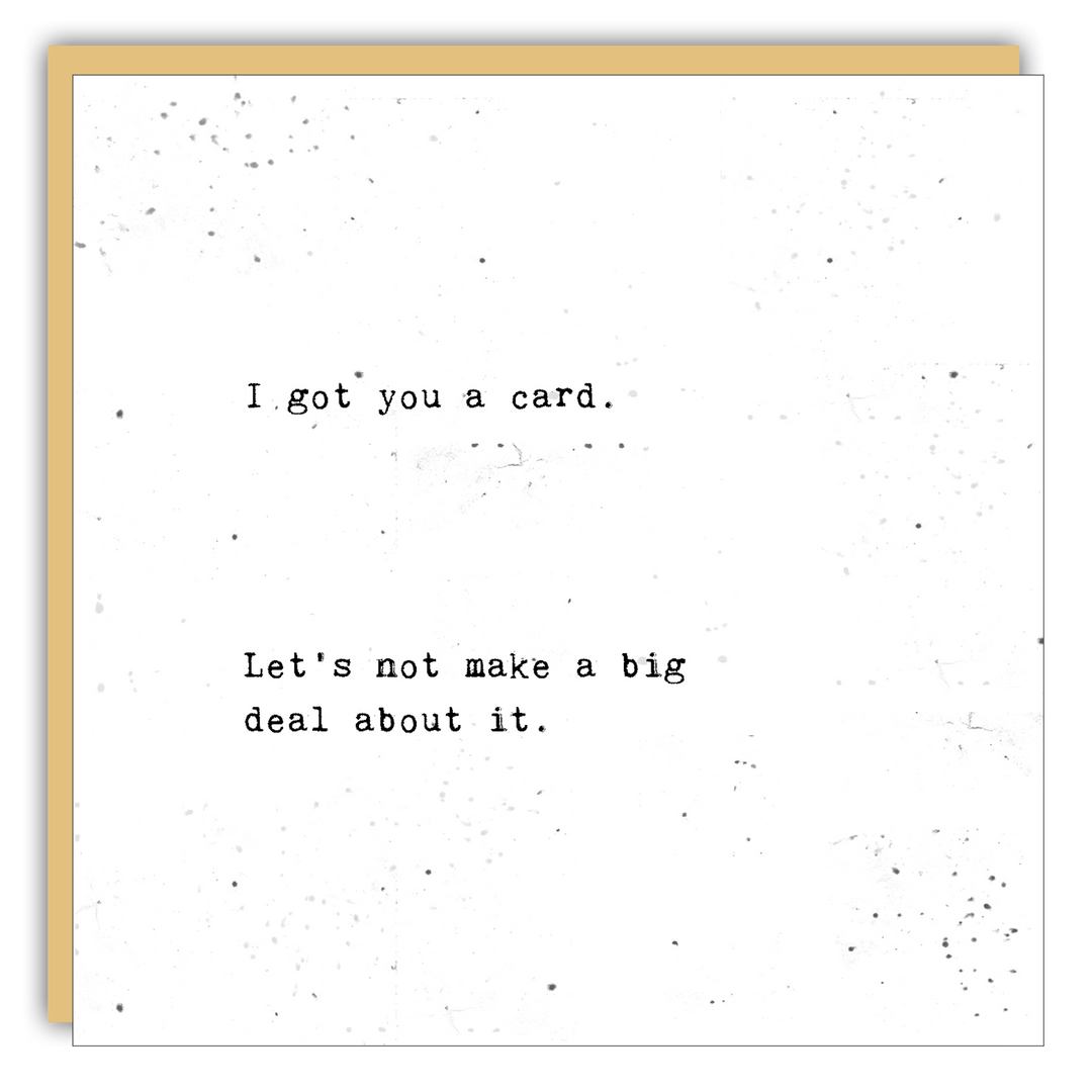 Keepsake Cards - Little Gem - I got you a card