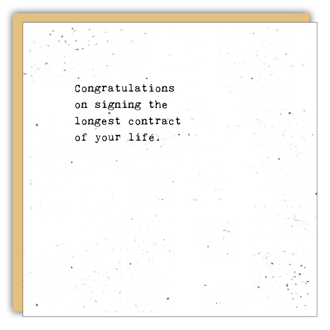 Keepsake Cards - Little Gem - Congratulations on signing - Cedar Mountain Studios
