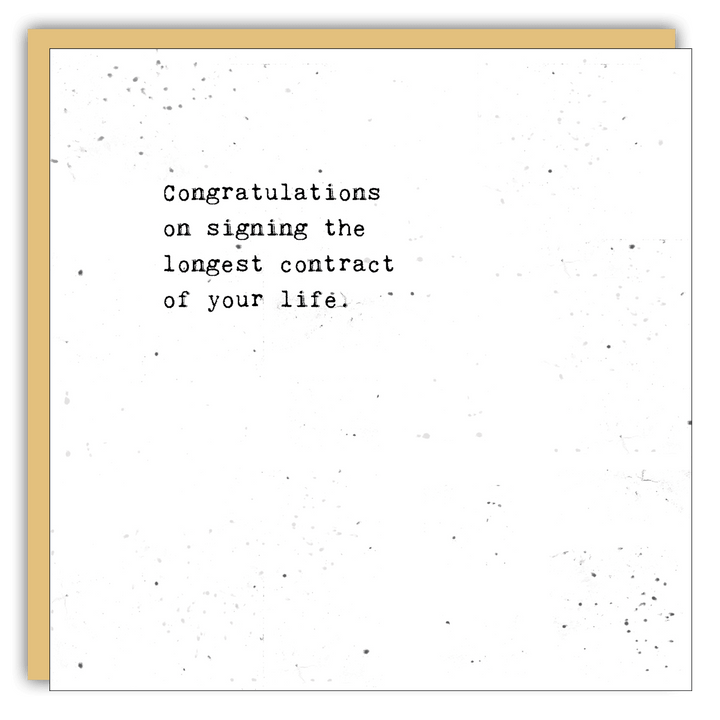 Keepsake Cards - Little Gem - Congratulations on signing - Cedar Mountain Studios