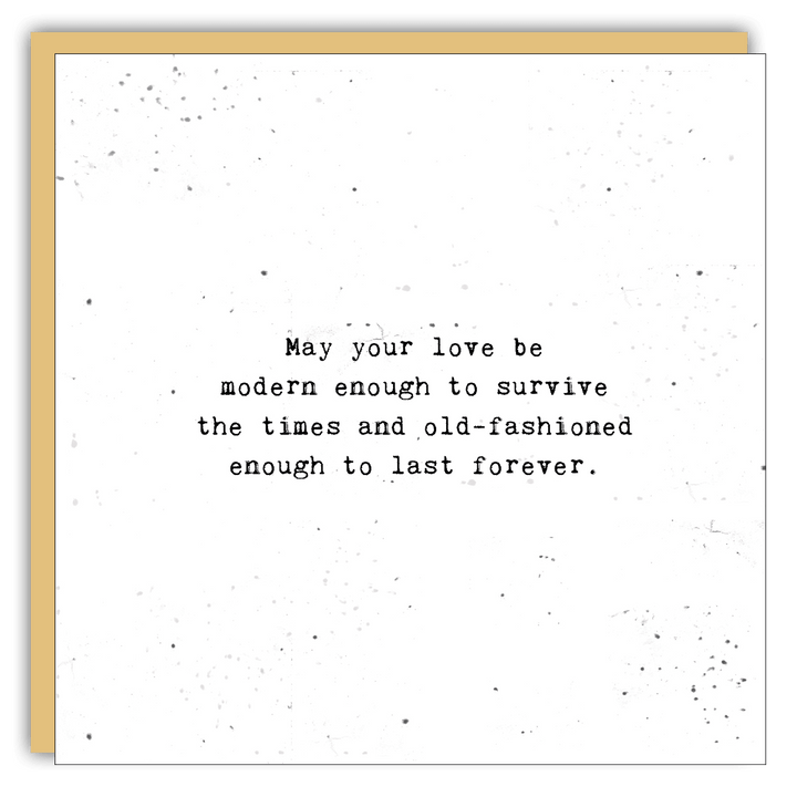 Keepsake Cards - Little Gem - May your love be modern - Cedar Mountain Studios