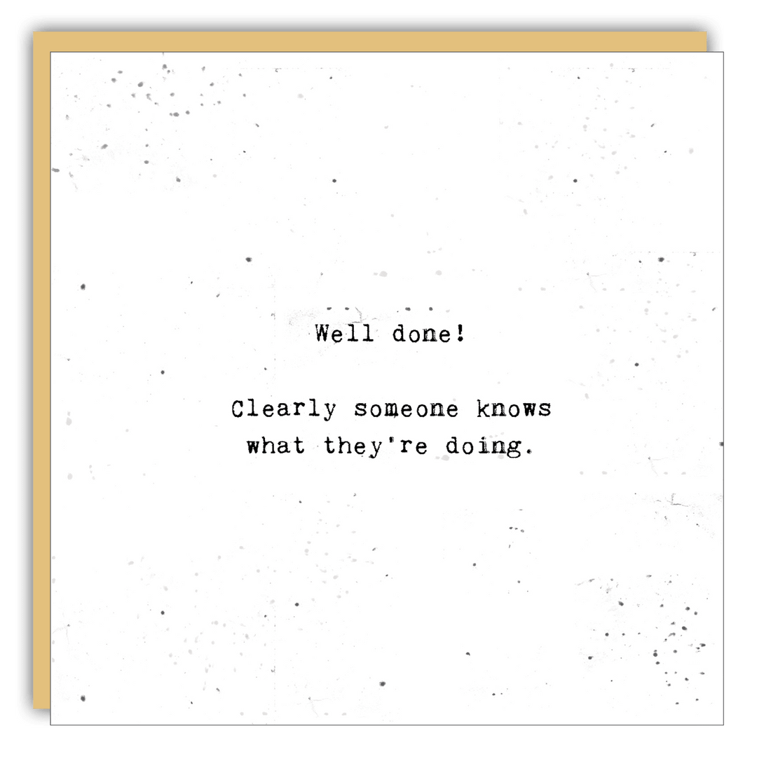 Keepsake Cards - Little Gem - Well done - Cedar Mountain Studios