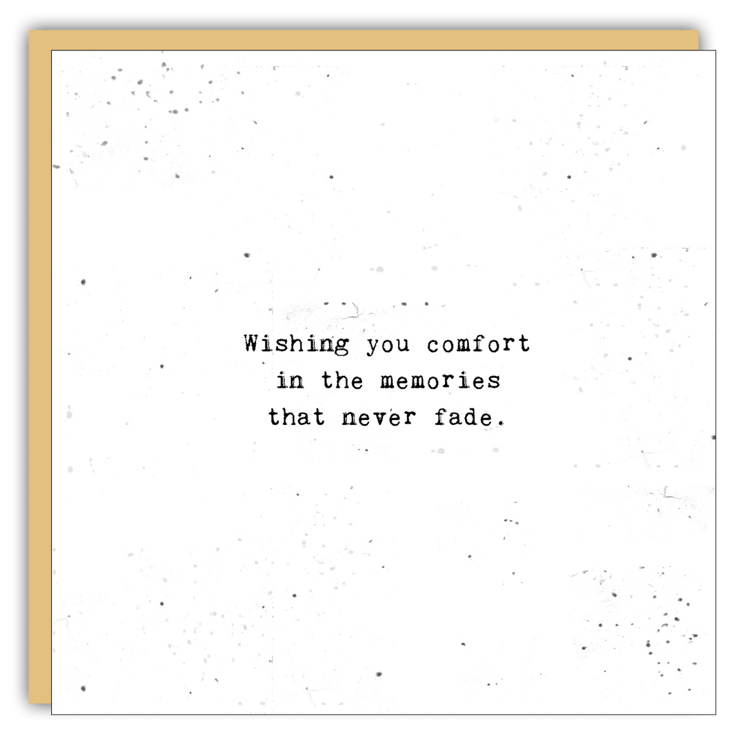 Keepsake Cards - Little Gem - Wishing you comfort - Cedar Mountain Studios