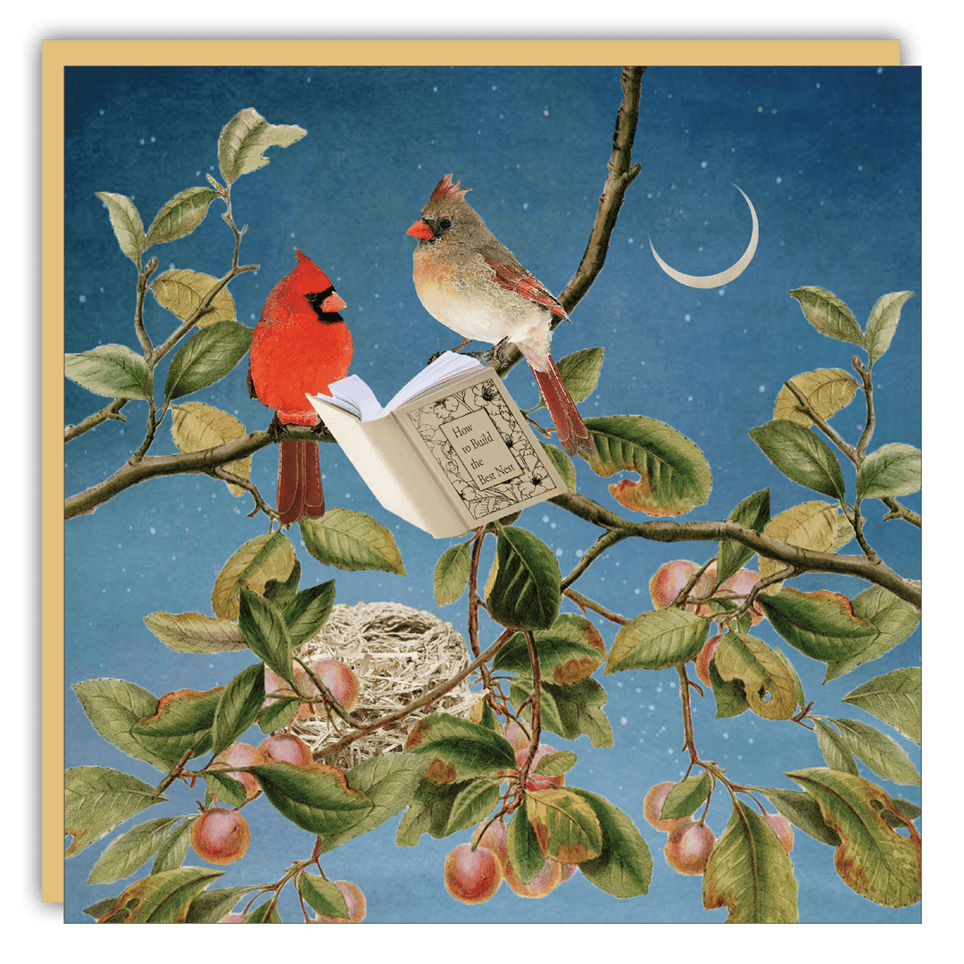 Keepsake Cards - Lost & Found Card - Michelle Ciarlo-Hayes - Reading Cardinals - Cedar Mountain Studios