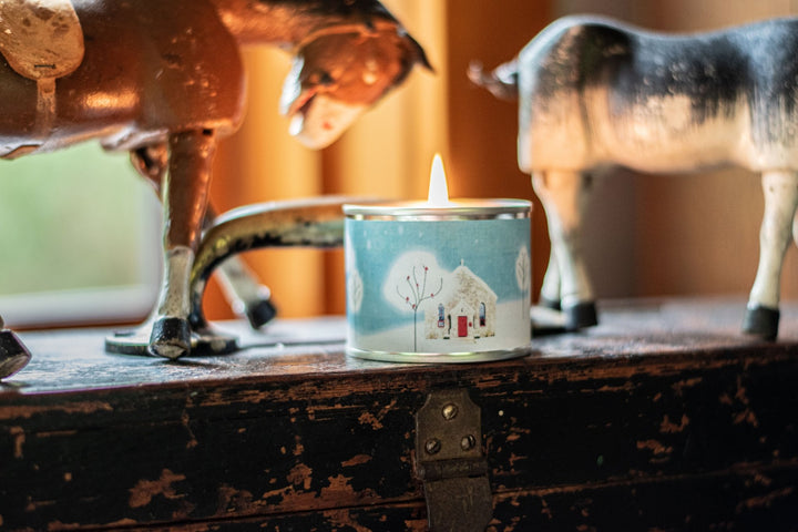 Lost & Found Candle - Snowy Night - Cedar Mountain Studios