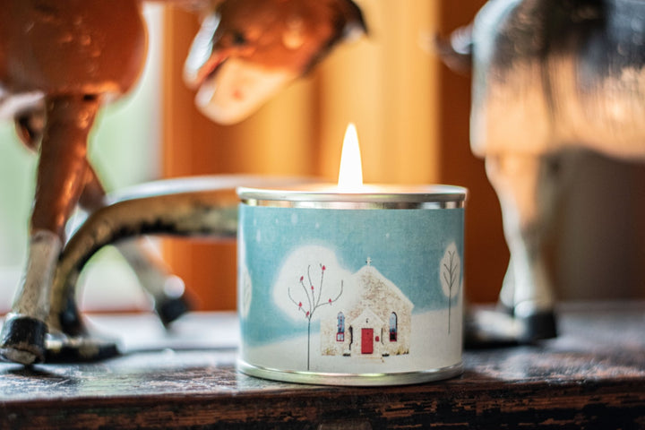 Lost & Found Candle - Snowy Night - Cedar Mountain Studios