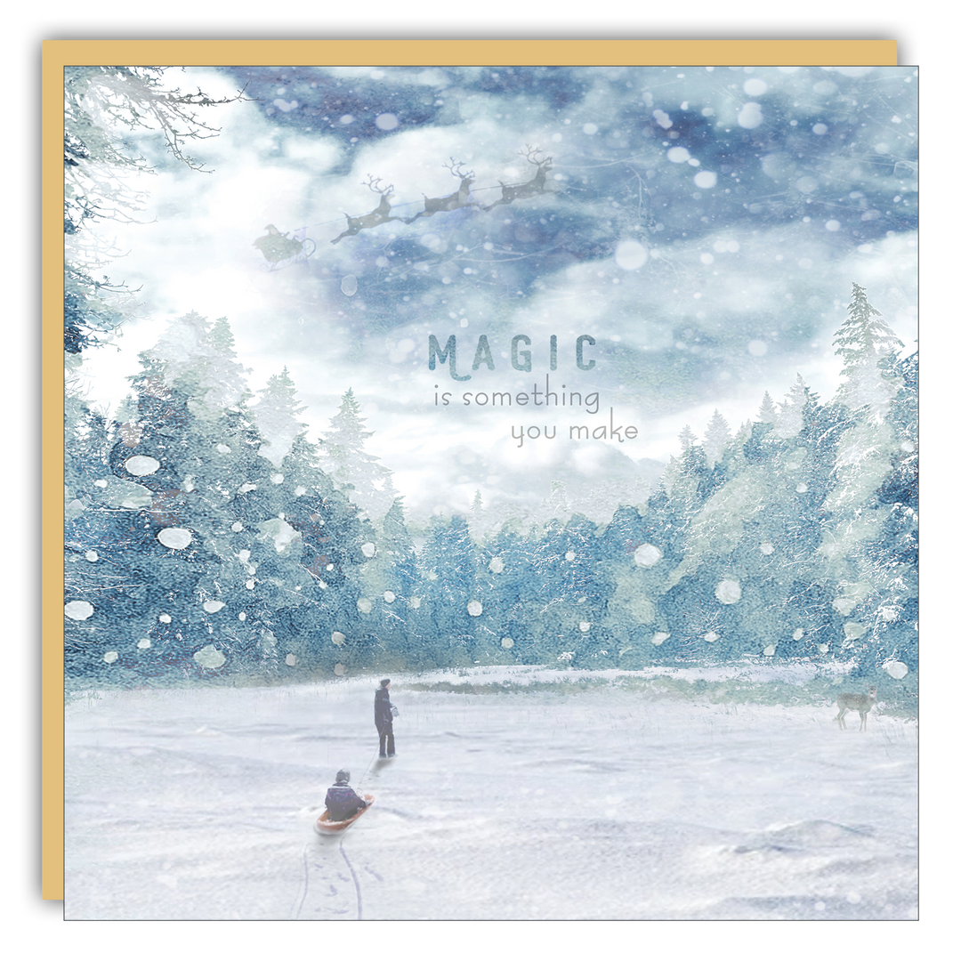 Keepsake Cards - Christmas Card - Magic is Something