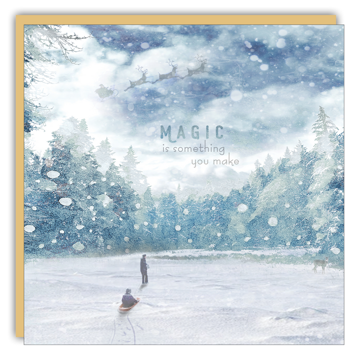 Keepsake Cards - Christmas Card - Magic is Something