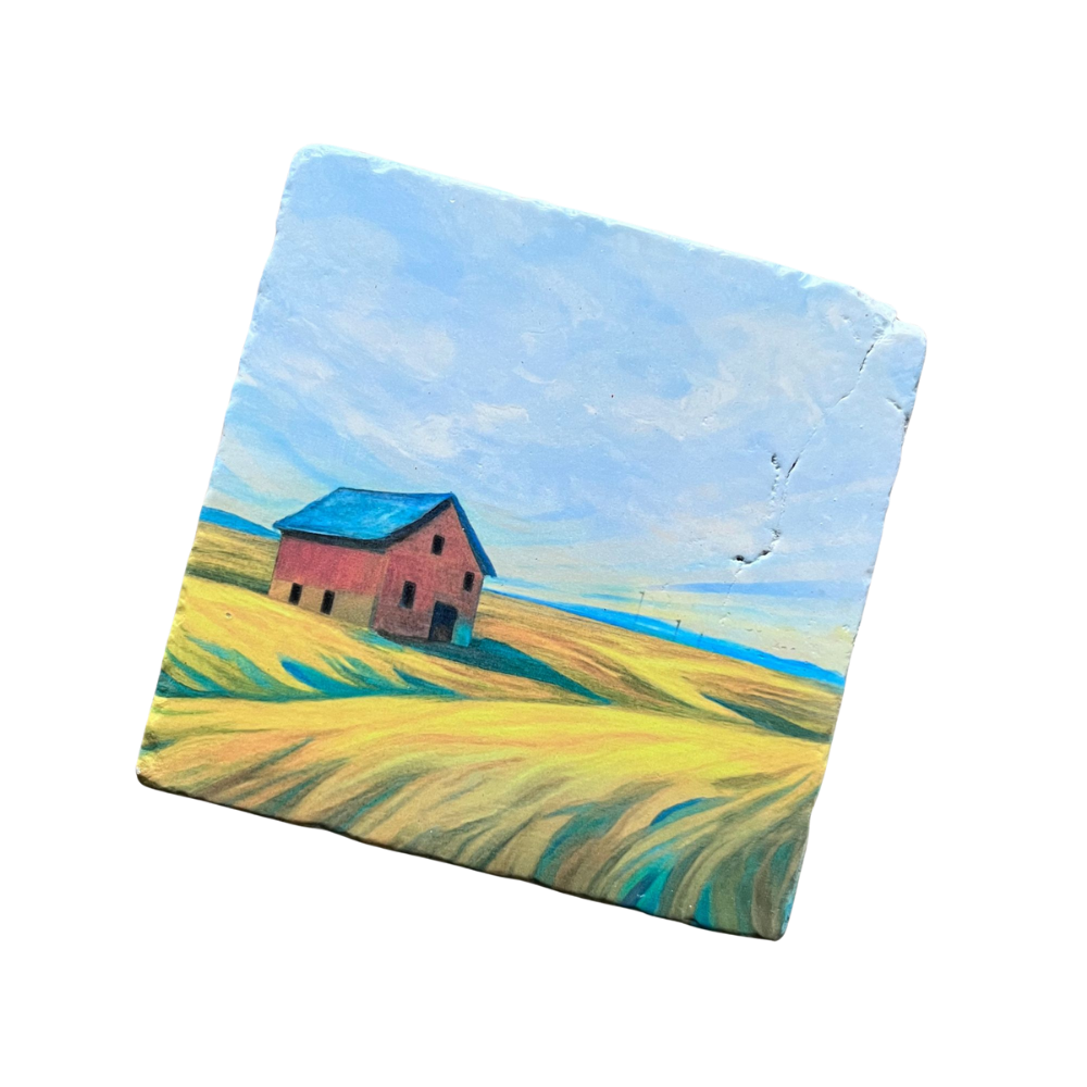 Marble Coasters - Barn - Cedar Mountain Studios