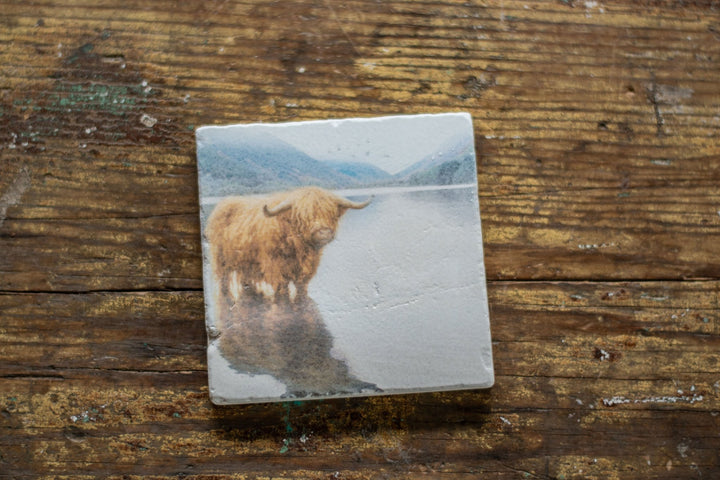 Marble Coasters - Highland Wading - Cedar Mountain Studios