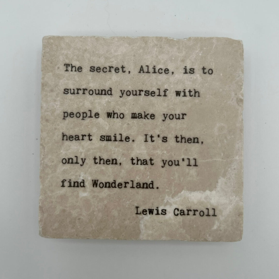 Marble Coasters - Little Gem - The Secret, Alice - Cedar Mountain Studios