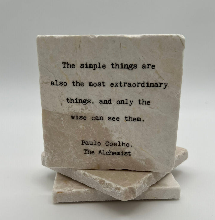 Marble Coasters - Little Gem - The Simple Things - Cedar Mountain Studios