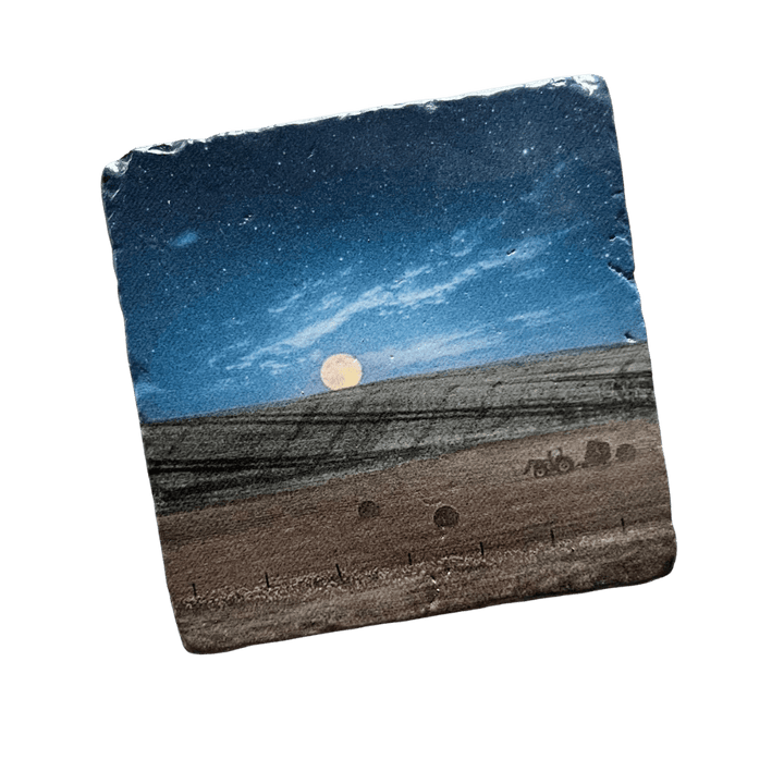 Marble Coasters - Prairie Moon - Cedar Mountain Studios