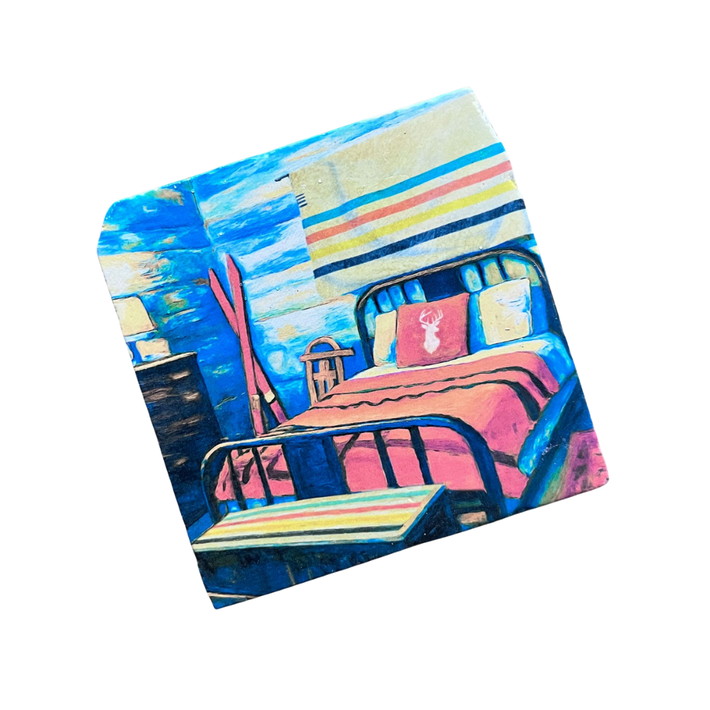 Marble Coasters - Ski Room - Cedar Mountain Studios