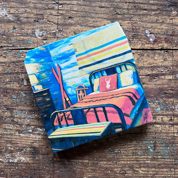 Marble Coasters - Ski Room - Cedar Mountain Studios
