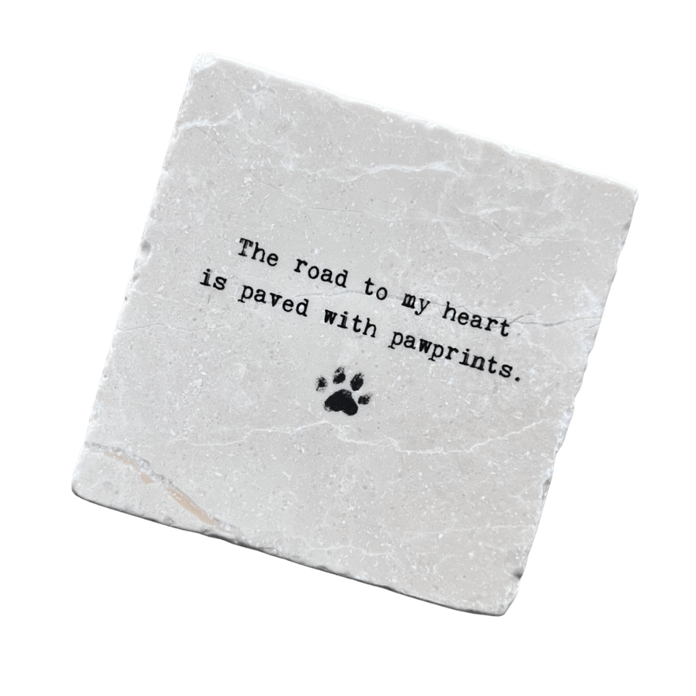 Marble Coasters - The road to my heart - Cedar Mountain Studios