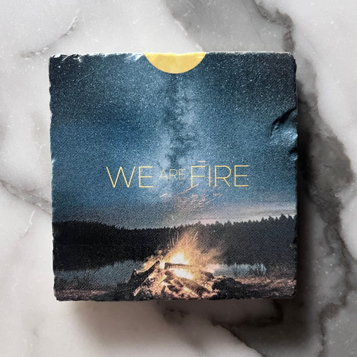 Marble Coasters - We are fire - Cedar Mountain Studios