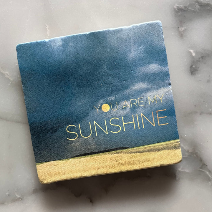 Marble Coasters - You are my sunshine - Cedar Mountain Studios