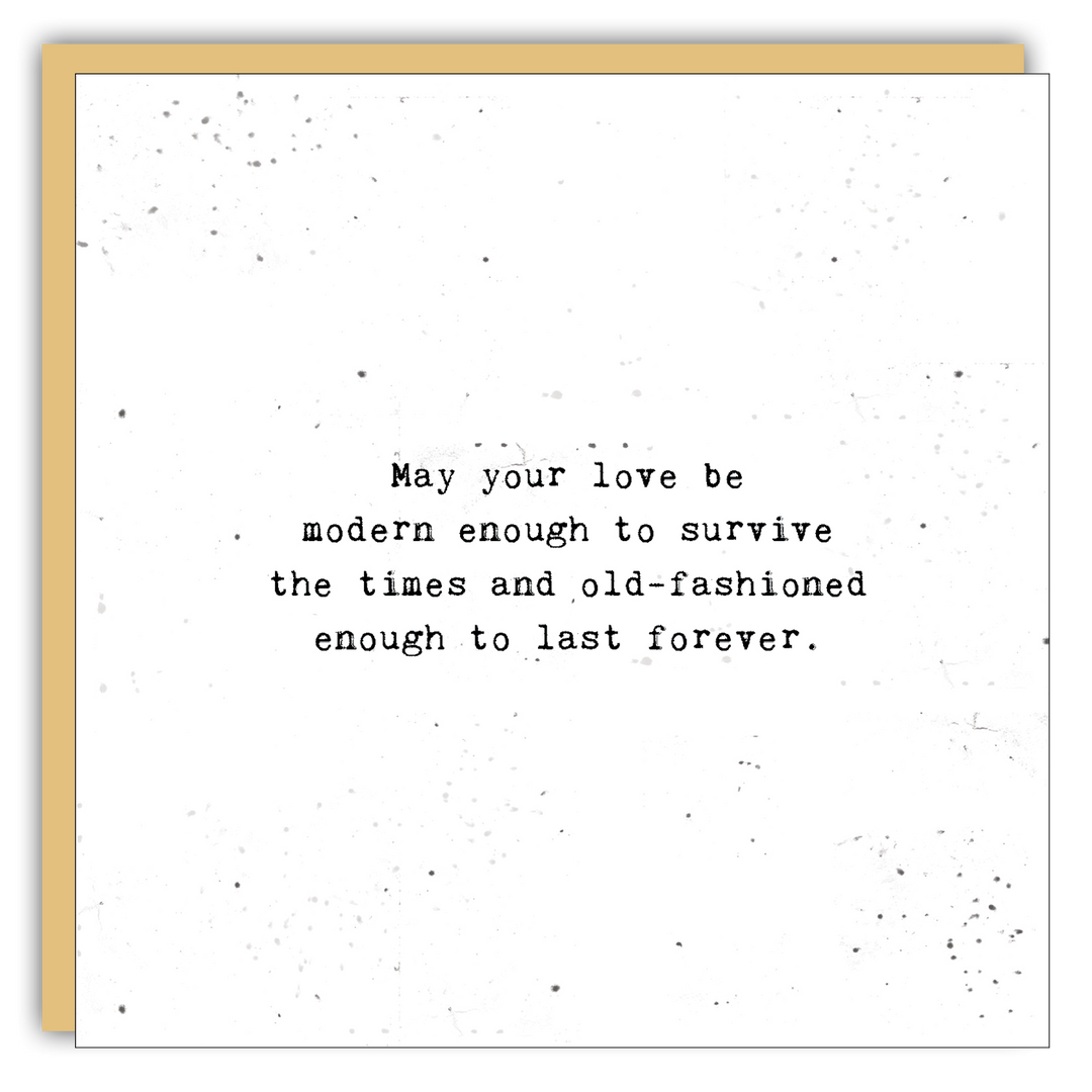 Keepsake Cards - Little Gem - May your love be modern