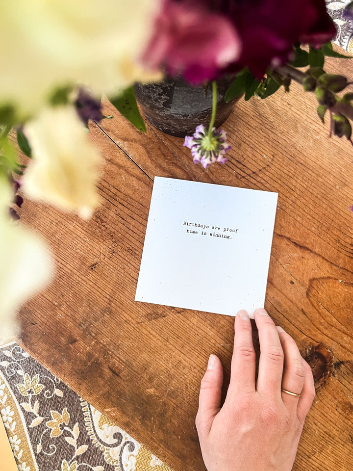 Keepsake Cards - Little Gem - I hope the attention is everything