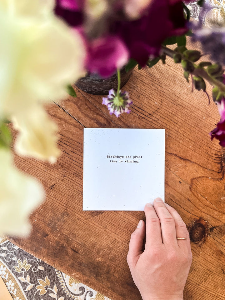 Keepsake Cards - Little Gem - I hope the attention is everything