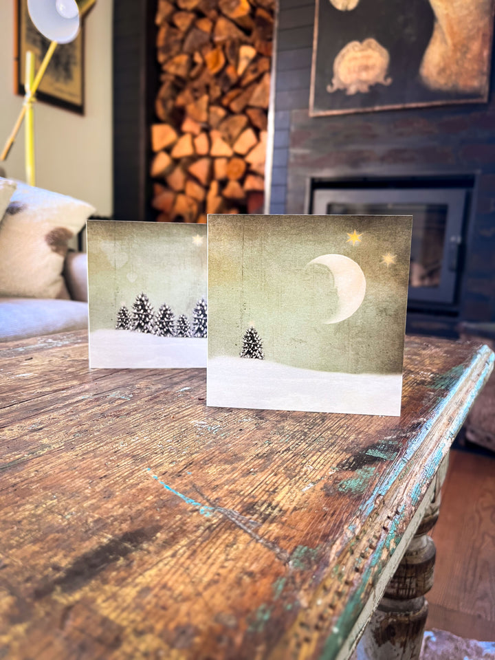 Keepsake Cards - Lost & Found Card  - Michelle Ciarlo-Hayes - All the little trees