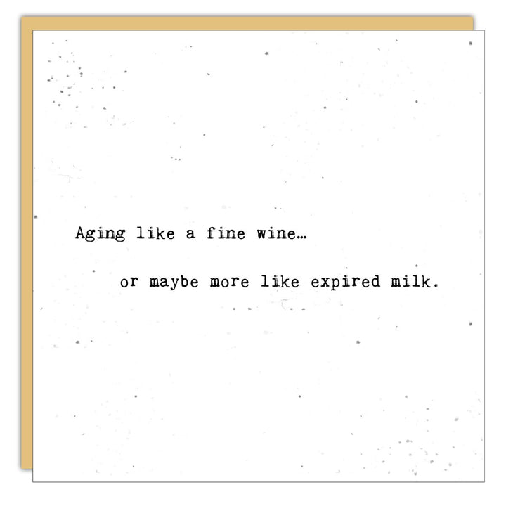 Stationery - Little Gem - Aging like a fine wine - Cedar Mountain Studios