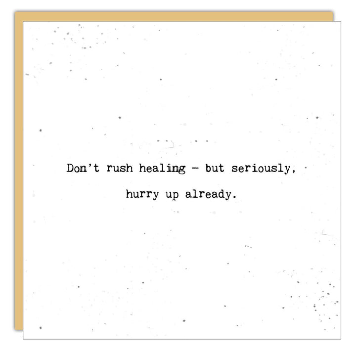 Stationery - Little Gem - Don’t rush healing - Cedar Mountain Studios