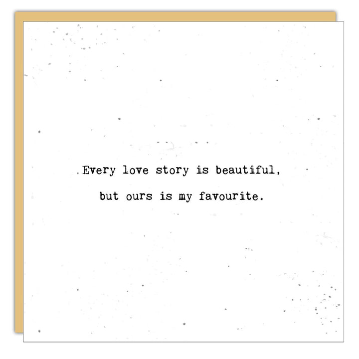 Stationery - Little Gem - Every love story is beautiful - Cedar Mountain Studios