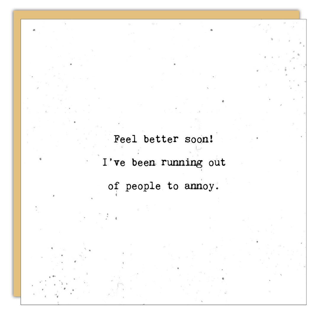 Stationery - Little Gem - Feel better soon! I’ve been running - Cedar Mountain Studios