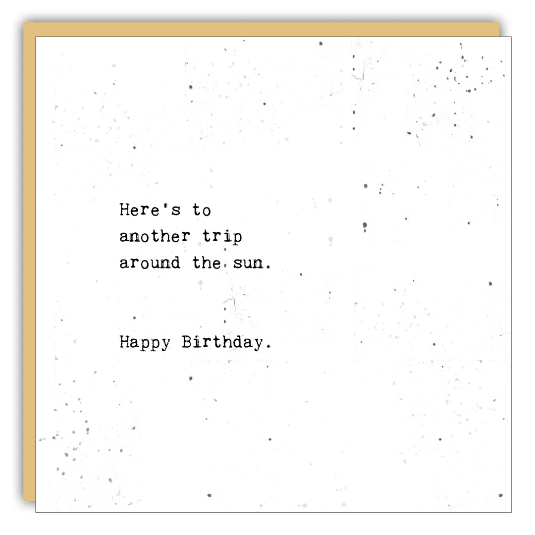 Stationery - Little Gem - Here’s to another trip around the sun - Cedar Mountain Studios