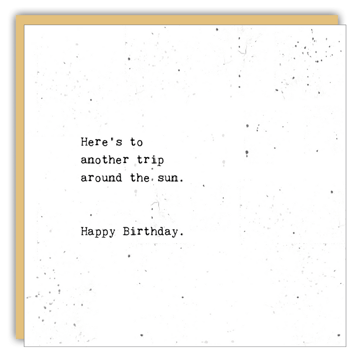 Stationery - Little Gem - Here’s to another trip around the sun - Cedar Mountain Studios