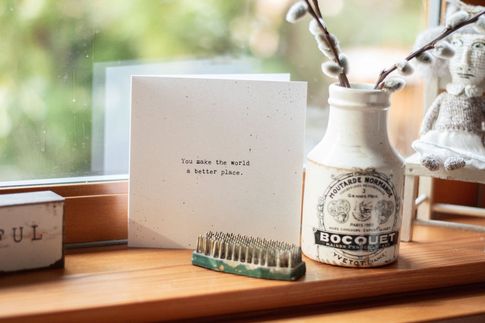 Stationery - Little Gem - I owe you one - Cedar Mountain Studios