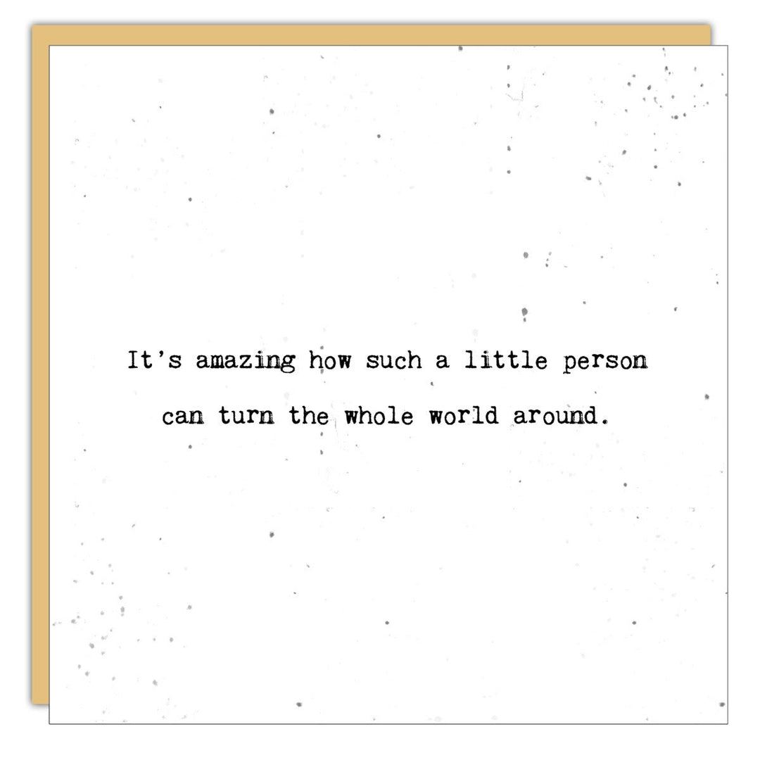 Stationery - Little Gem - It’s amazing how such a little person - Cedar Mountain Studios