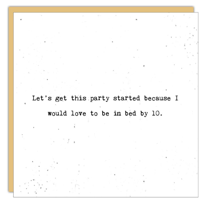 Stationery - Little Gem - Let’s get this party started - Cedar Mountain Studios