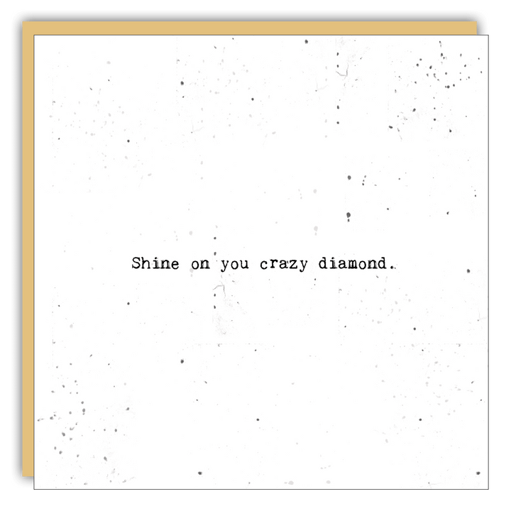 Stationery - Little Gem - Shine on you crazy diamond - Cedar Mountain Studios