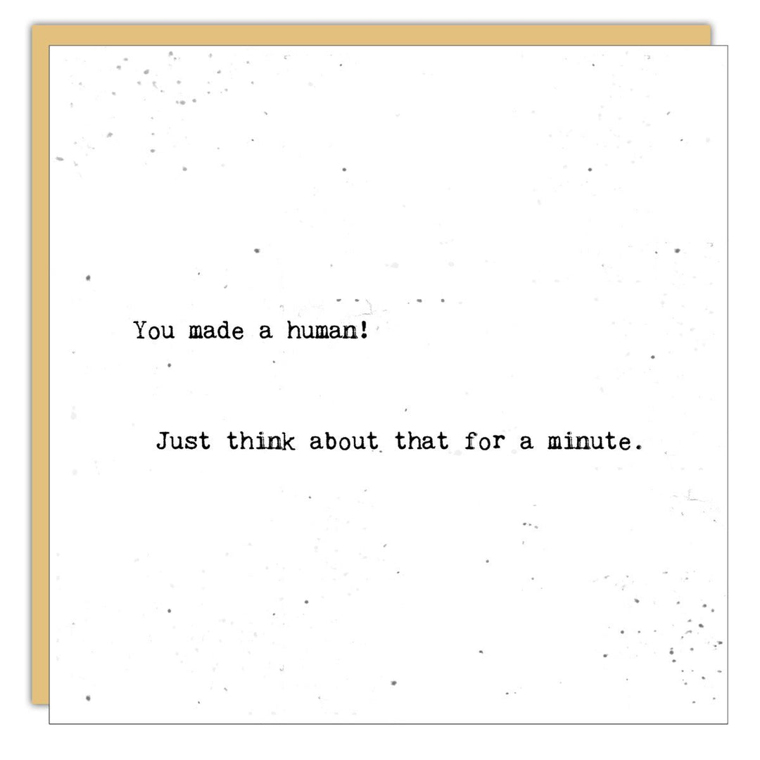 Stationery - Little Gem - You made a human! - Cedar Mountain Studios