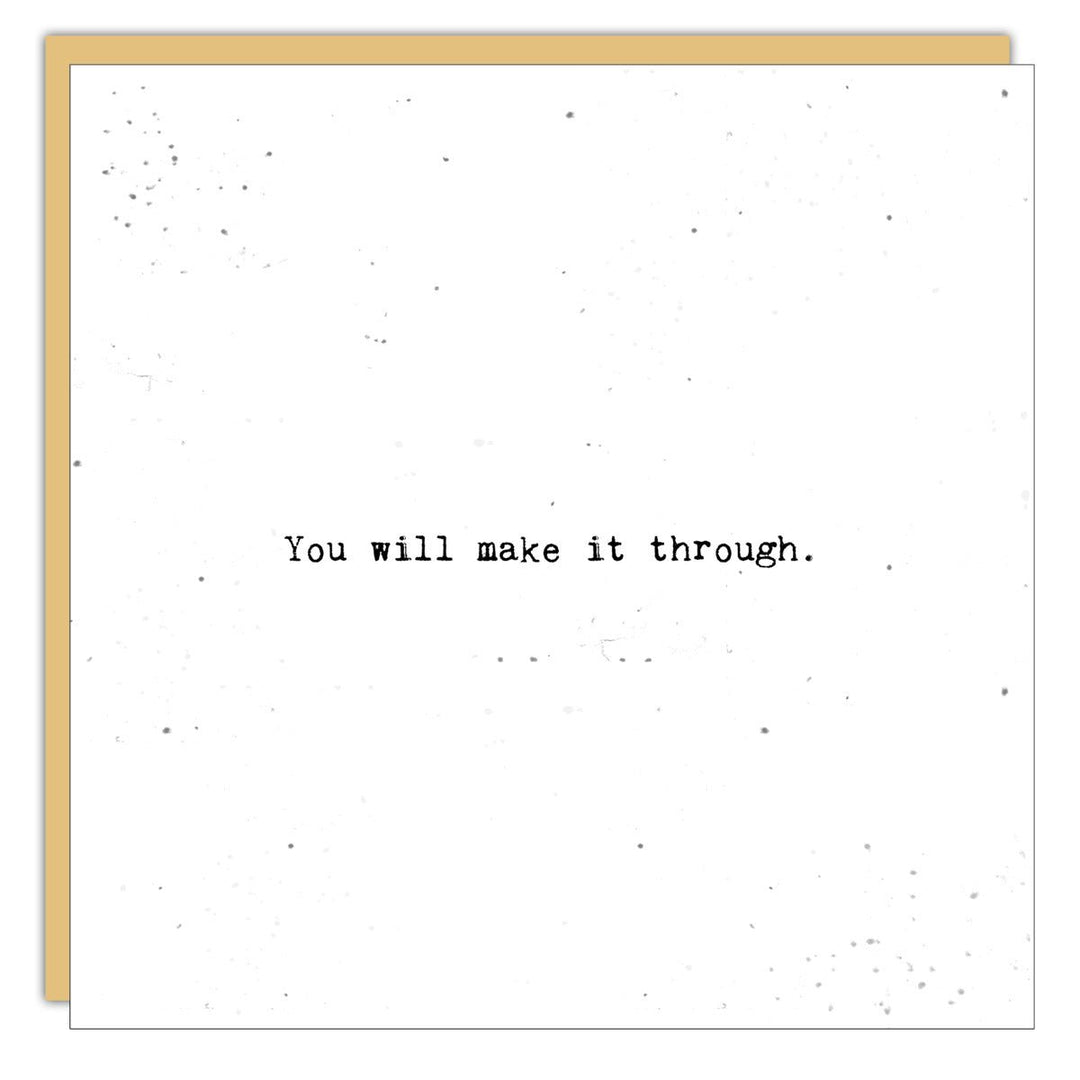 Stationery - Little Gem - You will make it through - Cedar Mountain Studios