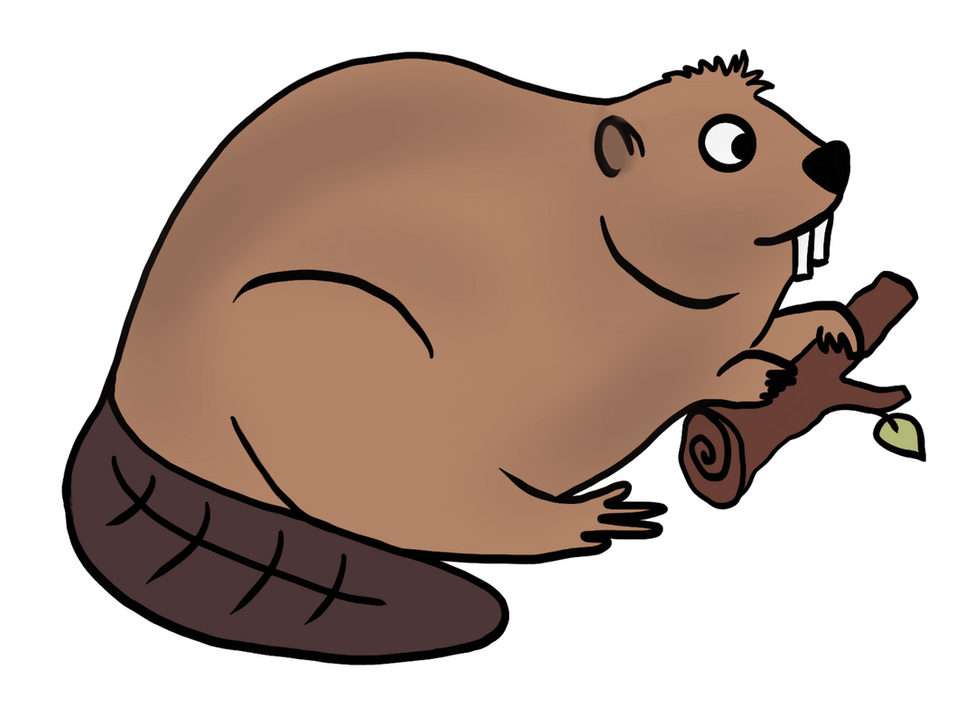 Stickers | Stick around, eh? - Beaver - Cedar Mountain Studios