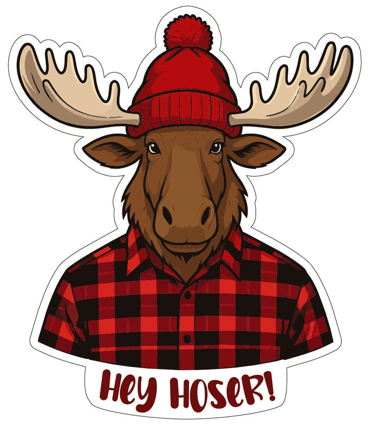 Stickers | Stick around, eh? - Hey Hoser! - Cedar Mountain Studios