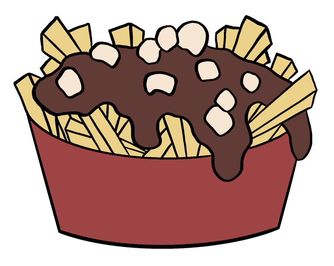Stickers | Stick around, eh? - Poutine - Cedar Mountain Studios