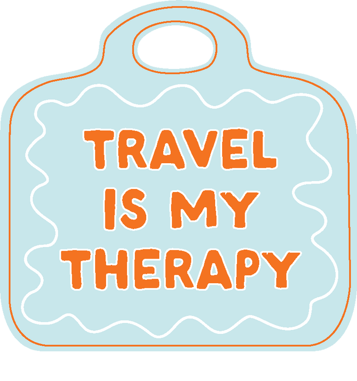 Stickers | Stick With it - travel is my therapy - Cedar Mountain Studios