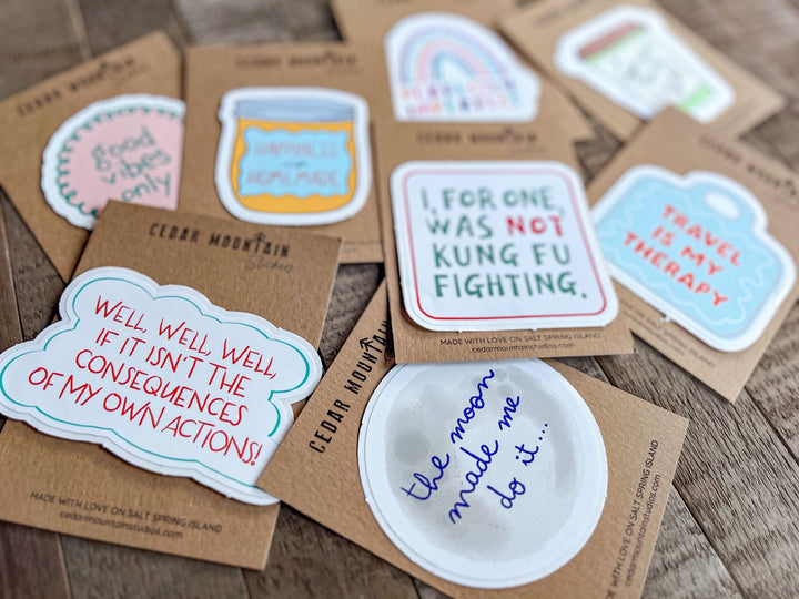 Stickers | Stick With it - well, well, well - Cedar Mountain Studios