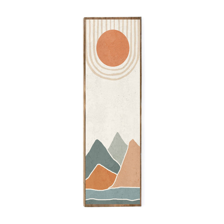 Timber Art - Abstract Sun Mountains - Cedar Mountain Studios